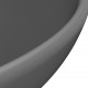 Sonata Мивка за баня лукс кръгла тъмносив мат 32,5x14 см керамика