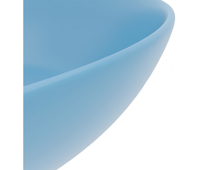 Sonata Керамична мивка за баня, светлосиня, кръгла