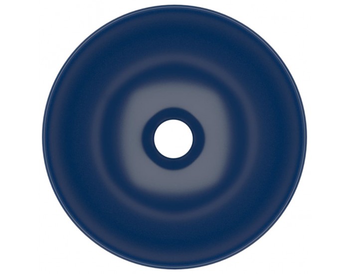 Sonata Керамична мивка за баня, тъмносиня, кръгла
