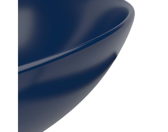 Sonata Керамична мивка за баня, тъмносиня, кръгла