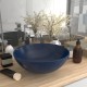 Sonata Керамична мивка за баня, тъмносиня, кръгла