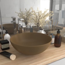 Sonata Керамична мивка за баня, матово кремава, кръгла - Сравняване на продукти