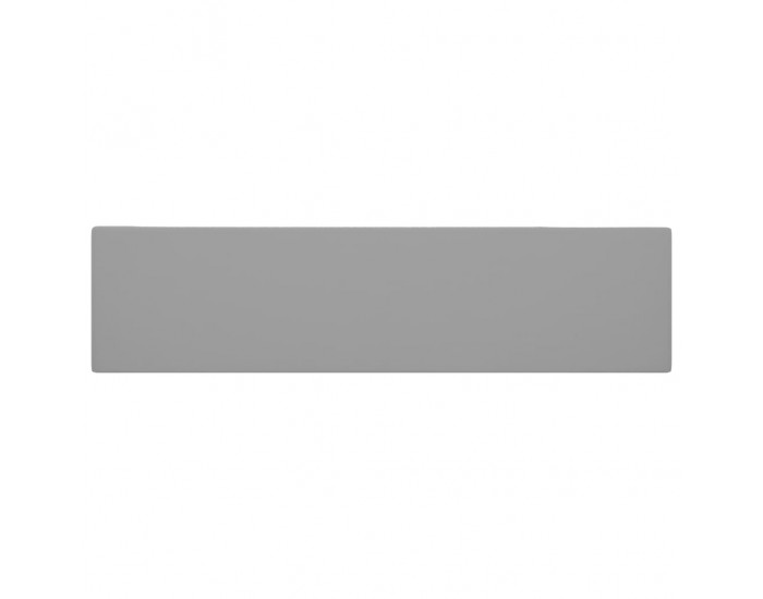 Sonata Мивка за баня с преливник, керамична, светлосива