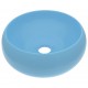 Sonata Луксозна кръгла мивка, матово светлосиня, 40x15 см, керамика