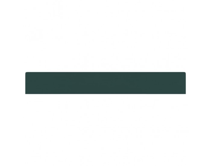 Sonata Луксозна мивка с отвор за кран тъмнозелен мат 60x46 см керамика