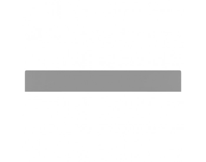 Sonata Луксозна мивка с отвор за кран светлосив мат 60x46 см керамика