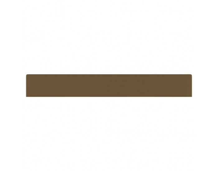 Sonata Луксозна мивка с отвор за кран кремав мат 60x46 см керамика