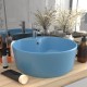 Sonata Луксозна мивка с преливник светлосин мат 36x13 см керамика