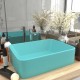 Sonata Луксозна мивка, матово светлозелена, 41x30x12 см, керамика