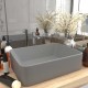 Sonata Луксозна мивка, матово светлосива, 41x30x12 см, керамика
