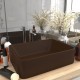 Sonata Луксозна мивка, матово тъмнокафява, 41x30x12 см, керамика