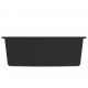 Sonata Кухненска мивка с преливник, черна, гранит
