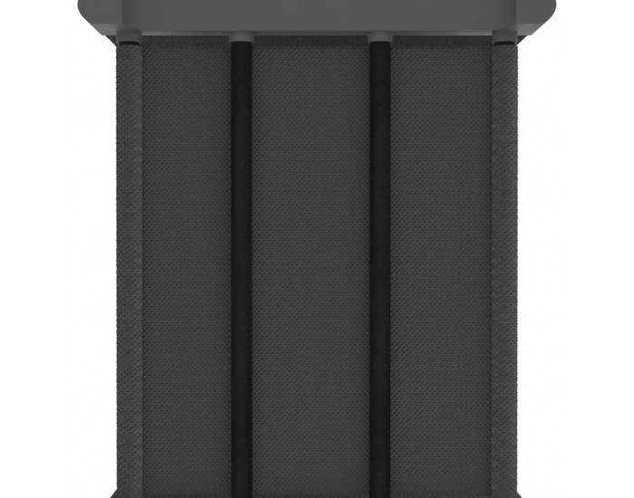 Sonata Рафт с 4 кубични отделения с кутии, сив, 69x30x72,5 см, плат