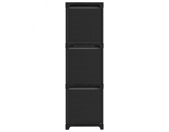 Sonata Рафт с 9 кубични отделения с кутии черен 103x30x107,5 см плат Sonata Рафт с 9 кубични отделения с кутии черен 103x30x107,5 см плат