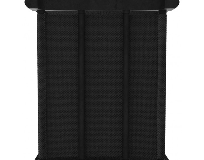 Sonata Рафт с 15 кубични отделения, черен, 103x30x175,5 см, плат