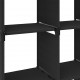 Sonata Рафт с 15 кубични отделения, черен, 103x30x175,5 см, плат