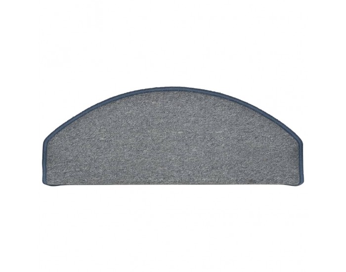 Sonata Постелки за стъпала, 15 бр, светлосиво и синьо, 65x24x4 см