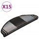 Sonata Самозалепващи стелки за стъпала, 15 бр, черно-сиви, 65x21x4 см