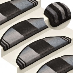 Sonata Самозалепващи стелки за стъпала, 15 бр, черно-сиви, 65x21x4 см - Дневна
