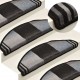 Sonata Самозалепващи стелки за стъпала, 15 бр, черно-сиви, 65x21x4 см