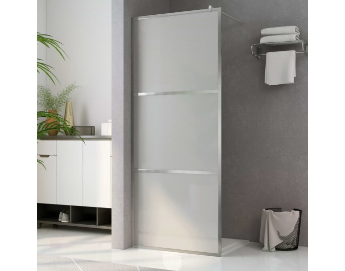 Sonata Стена за душ с изцяло матирано ESG стъкло, 100x195 см