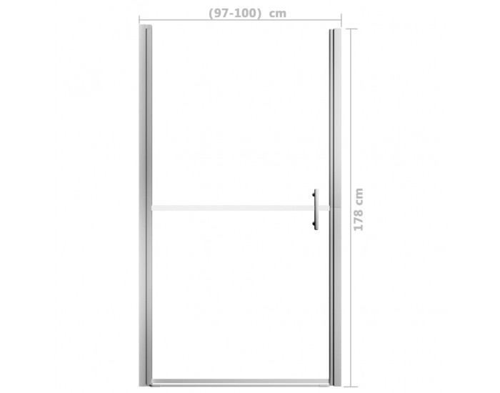 Sonata Врата за душ, закалено стъкло, 100x178 см