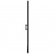 Sonata Врата за душ, матирано закалено стъкло, 91x195 см, черна