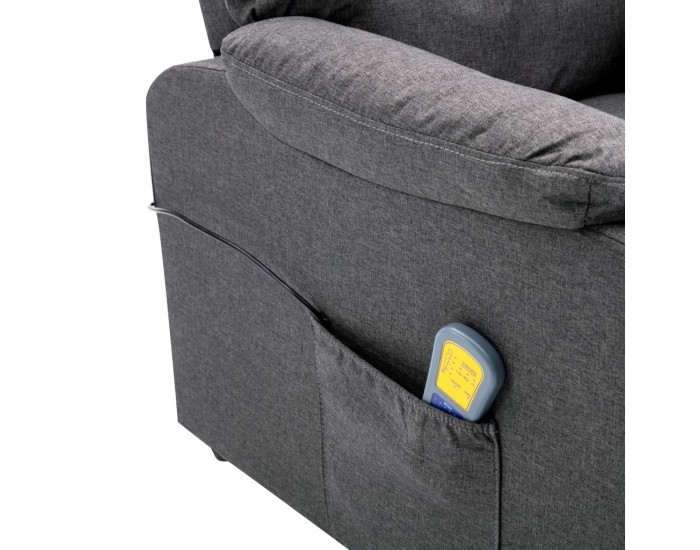 Sonata Масажен реклайнер, тъмносив, текстил