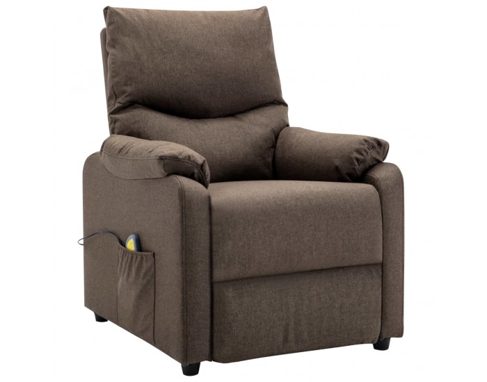 Sonata Масажен реклайнер, кафяв, текстил