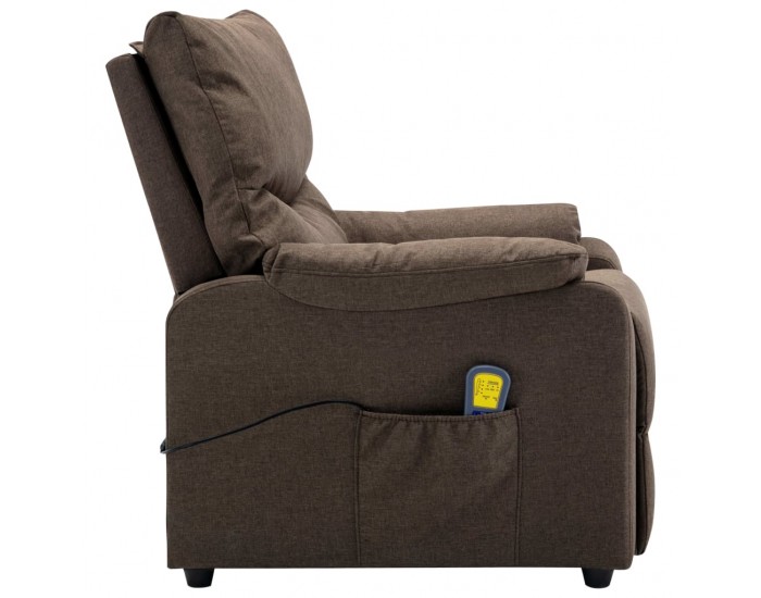 Sonata Масажен реклайнер, кафяв, текстил