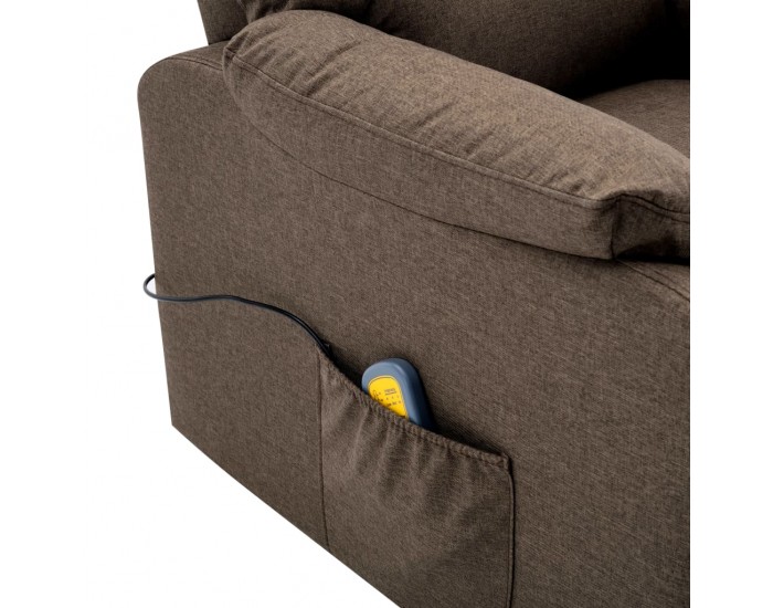 Sonata Масажен реклайнер, кафяв, текстил