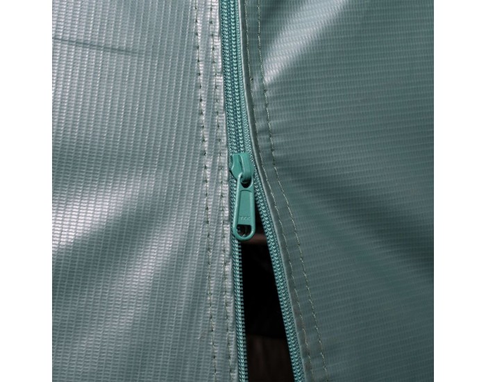 Sonata Мобилен навес за животни PVC 550 г/м² 3,3x3,2 м тъмнозелен