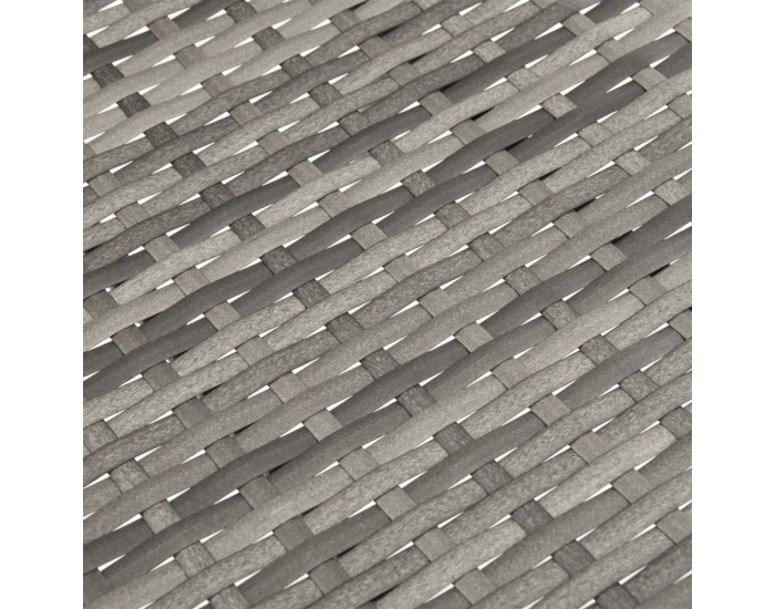 Sonata Стифиращи външни столове, 4 бр, сиви, полиратан