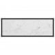 Sonata Конзолна маса, бяла, 100x35x75 cм, закалено стъкло