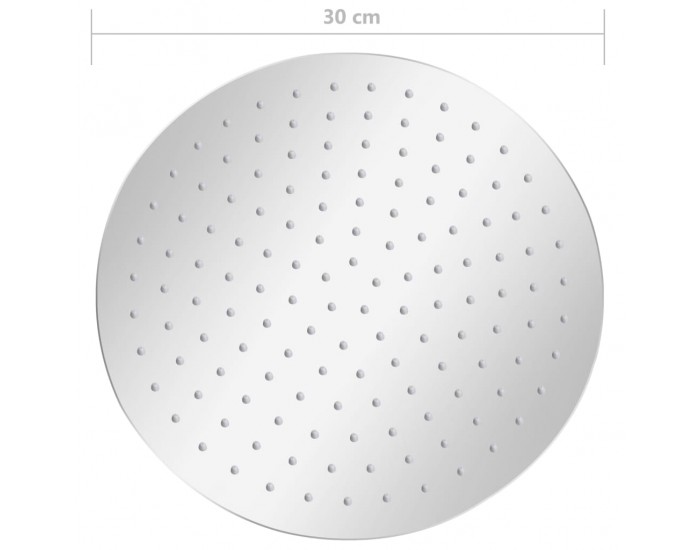 Sonata Rainshower душ пита, инокс 304, 30 cм, кръгла