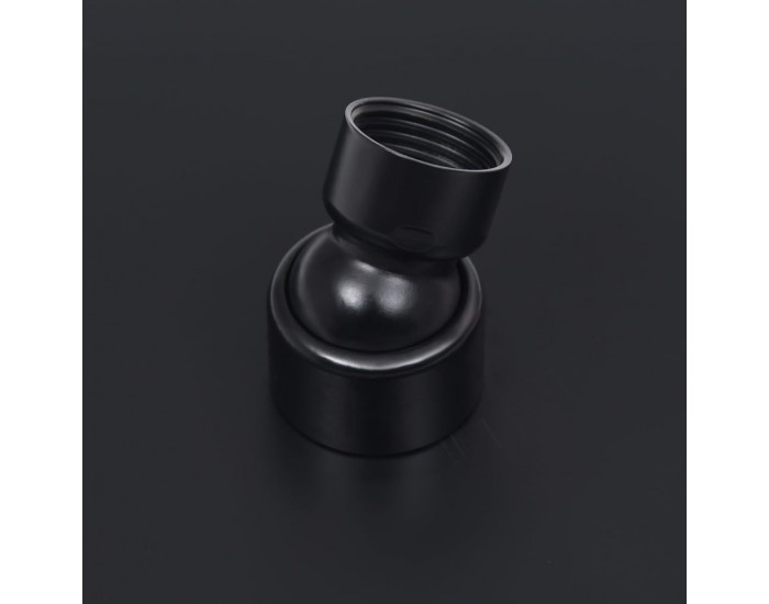 Sonata Rainshower душ пита, инокс, 40x40 cм, квадратна, черна