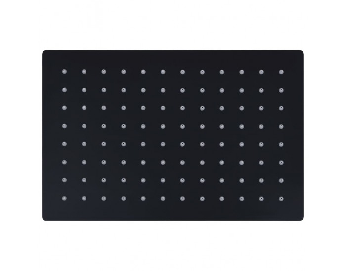 Sonata Rainshower душ пита, инокс, 30x20 cм, правоъгълна, черна