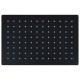Sonata Rainshower душ пита, инокс, 30x20 cм, правоъгълна, черна