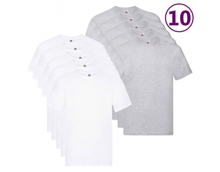 Fruit of the Loom Оригинални тениски, 10 бр, 3XL, памук Fruit of the Loom Оригинални тениски, 10 бр, 3XL, памук