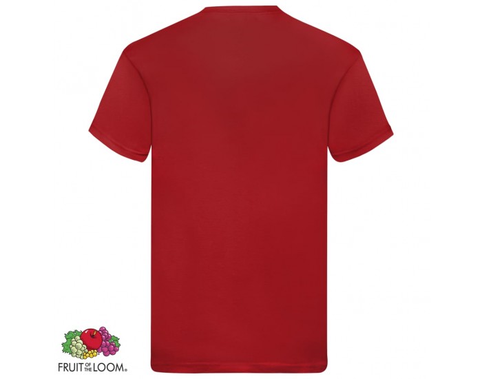 Fruit of the Loom Оригинални тениски, 5 бр, червени, XXL, памук