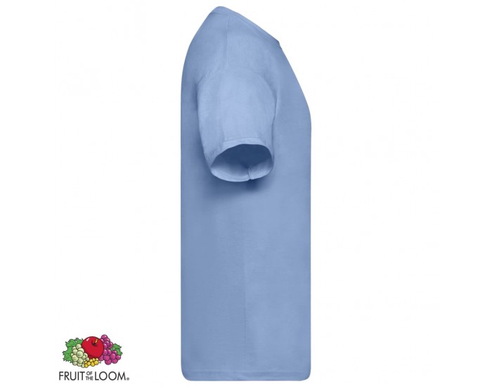 Fruit of the Loom Оригинални тениски, 5 бр, светлосини, XL, памук