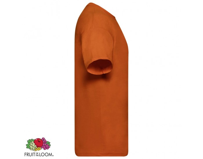 Fruit of the Loom Оригинални тениски, 5 бр, оранжеви, S, памук