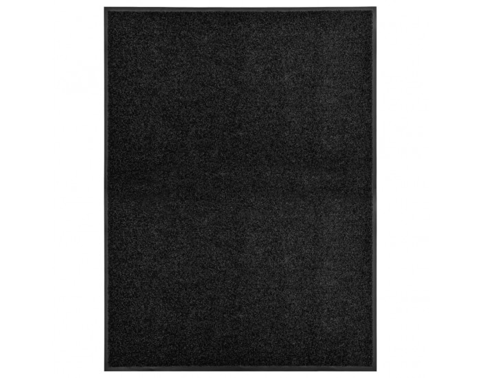 Sonata Перима изтривалка, черна, 90x120 см
