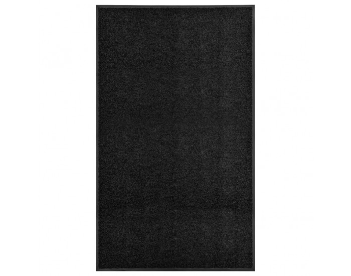 Sonata Перима изтривалка, черна, 90x150 см