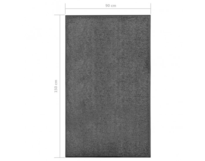 Sonata Перима изтривалка, антрацит, 90x150 см Sonata Перима изтривалка, антрацит, 90x150 см