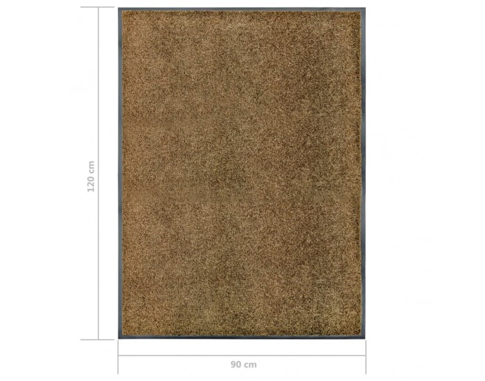 Sonata Перима изтривалка, кафява, 90x120 см