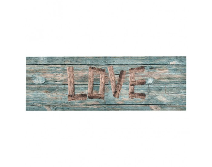 Sonata Кухненско килимче, перимо, надпис Love, 45x150 см