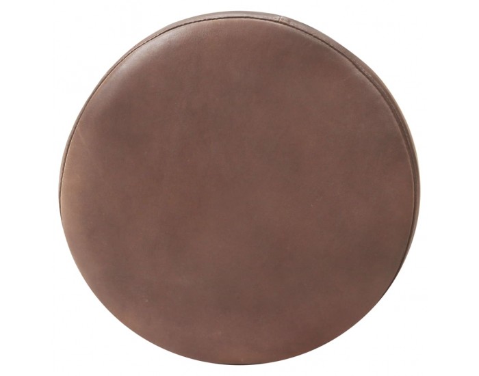 Sonata Бар табуретки, 2 бр, състарено кафяво, естествена кожа