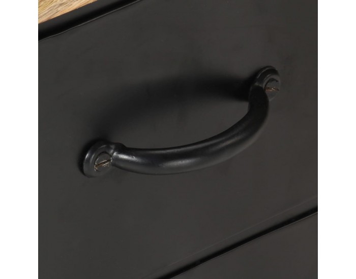 Sonata ТВ шкаф, 90x30x41 см, грубо мангово дърво