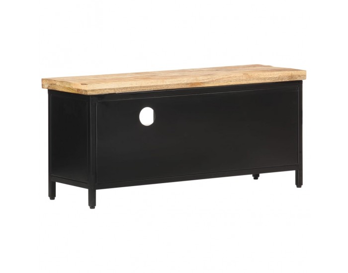 Sonata ТВ шкаф, 90x30x41 см, грубо мангово дърво